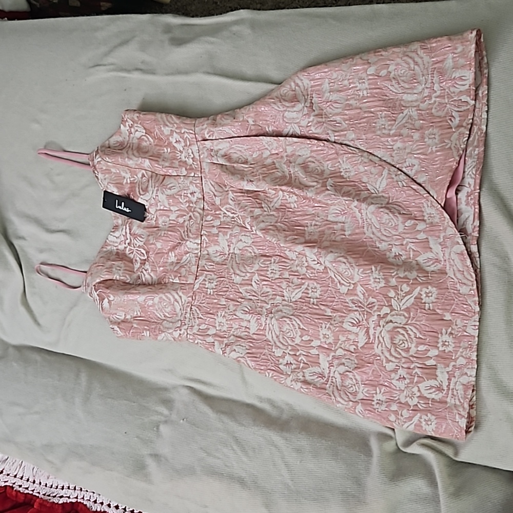 Tulip Floral Lulu's Mini Dress - Picture 3 of 12